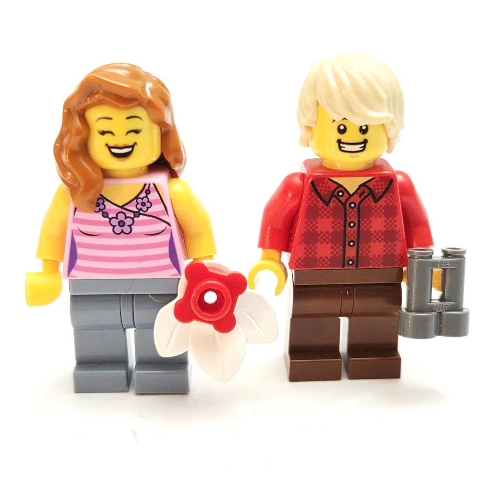 LEGO Family Minifigure Lot Parents Children Mom Dad Sister Brother Sports Nature